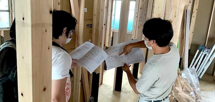 14.現場での打ち合わせ