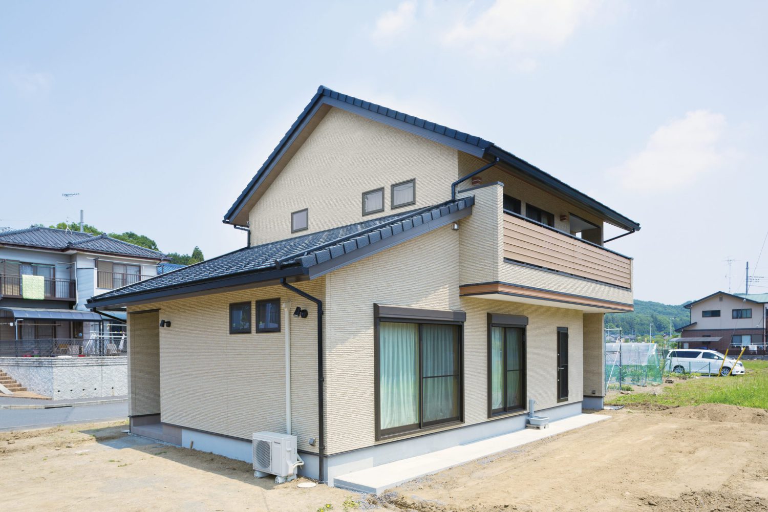 収納たっぷり、家族が笑顔になる家