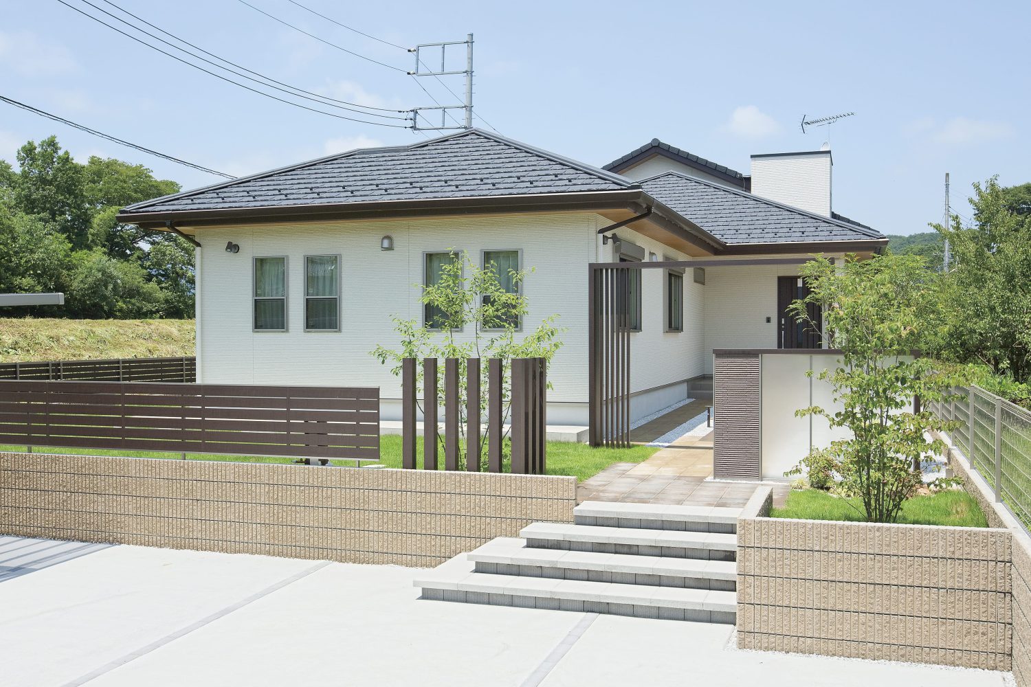 風が抜ける陽だまりの平屋住宅