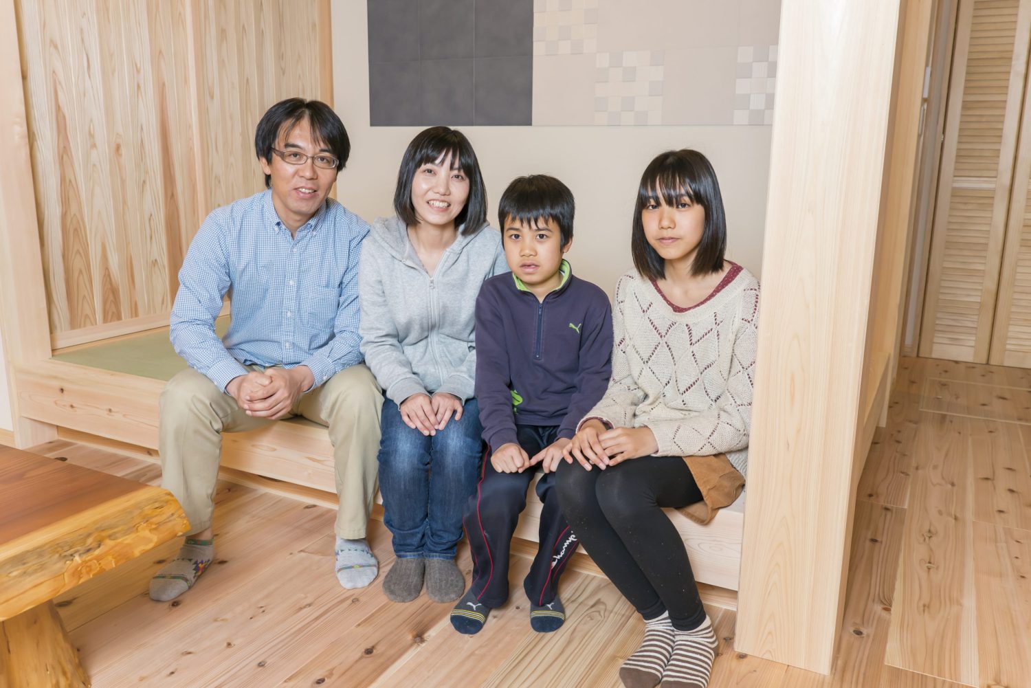 木の香りいっぱいの家